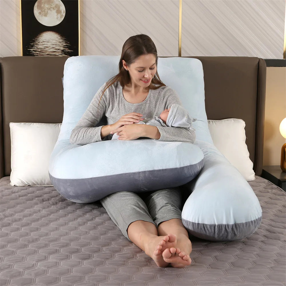 Onna U-Shaped Pregnancy Pillow – Full Body Support for Sleeping, Nursing & Maternity Comfort