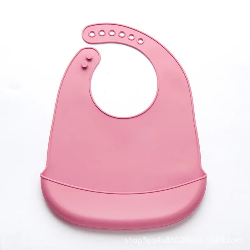 Onna Adjustable Waterproof Silicone Baby Bib – BPA-Free, Easy-Clean Feeding Bib