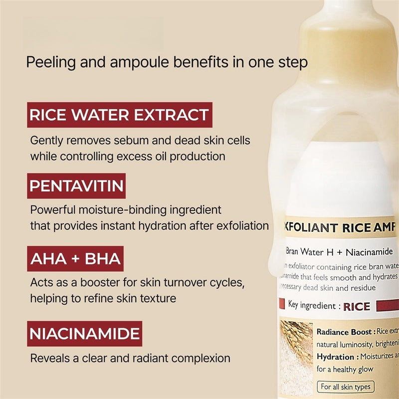 Peel Shot Glow White Rice Peeling Ampoule – Gentle Rice-Based Exfoliant