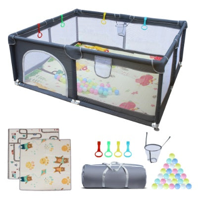 Onnα Soft-Space 71″ × 59″ Baby Playard – Indoor & Outdoor Safety Fence