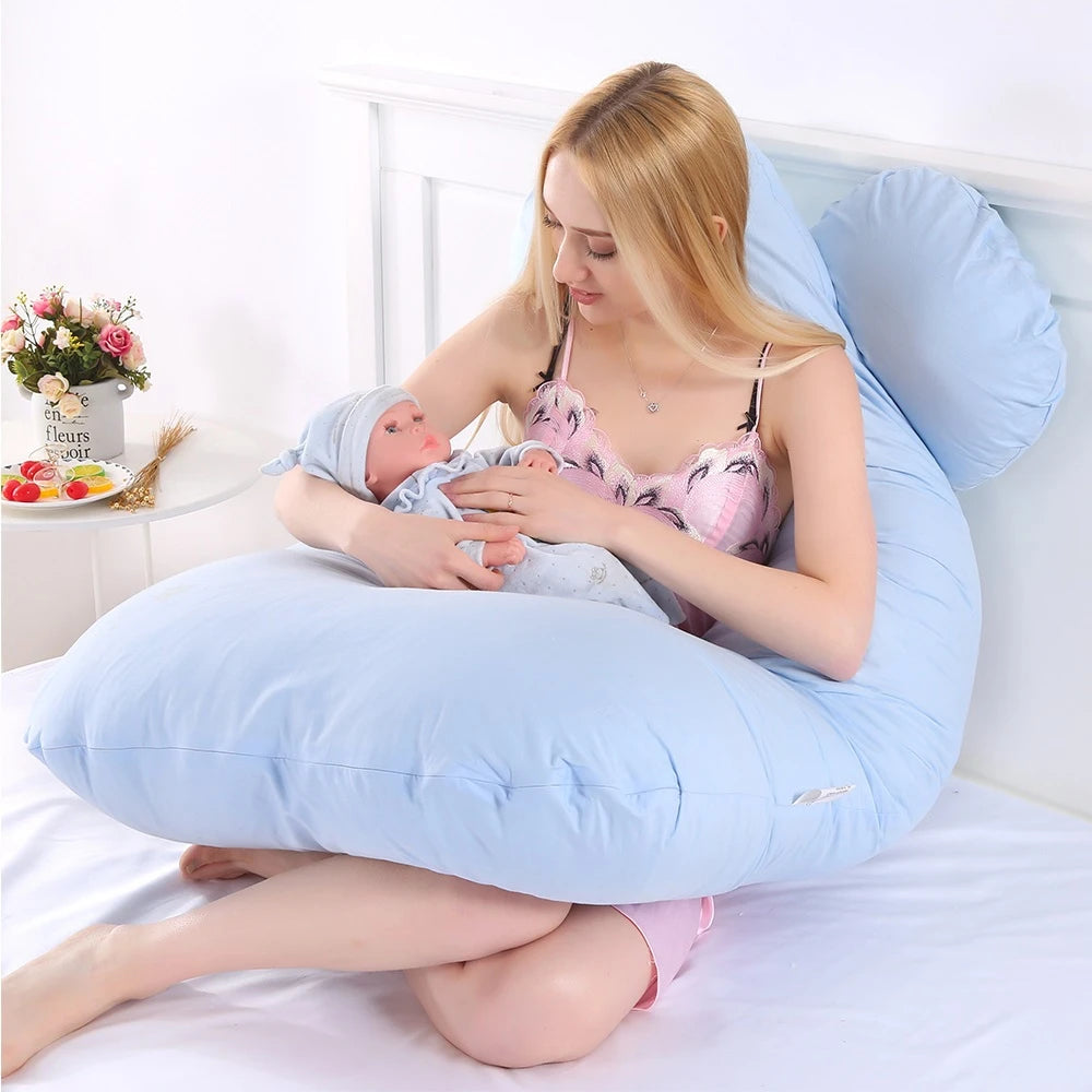 Onna U-Shaped Pregnancy Pillow – Full Body Support for Sleeping, Nursing & Maternity Comfort