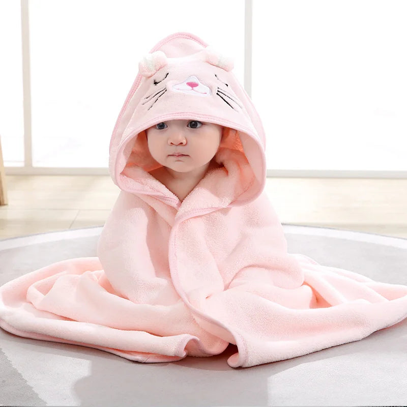 Onna Plush Hooded Baby Towel