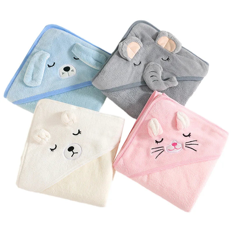 Onna Plush Hooded Baby Towel
