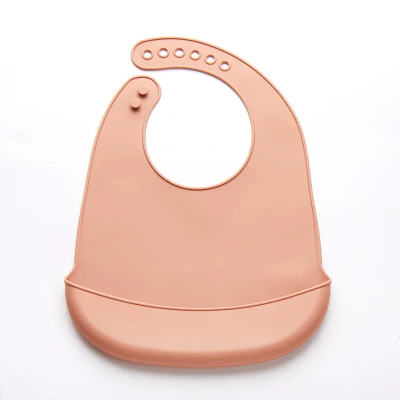 Onna Adjustable Waterproof Silicone Baby Bib – BPA-Free, Easy-Clean Feeding Bib