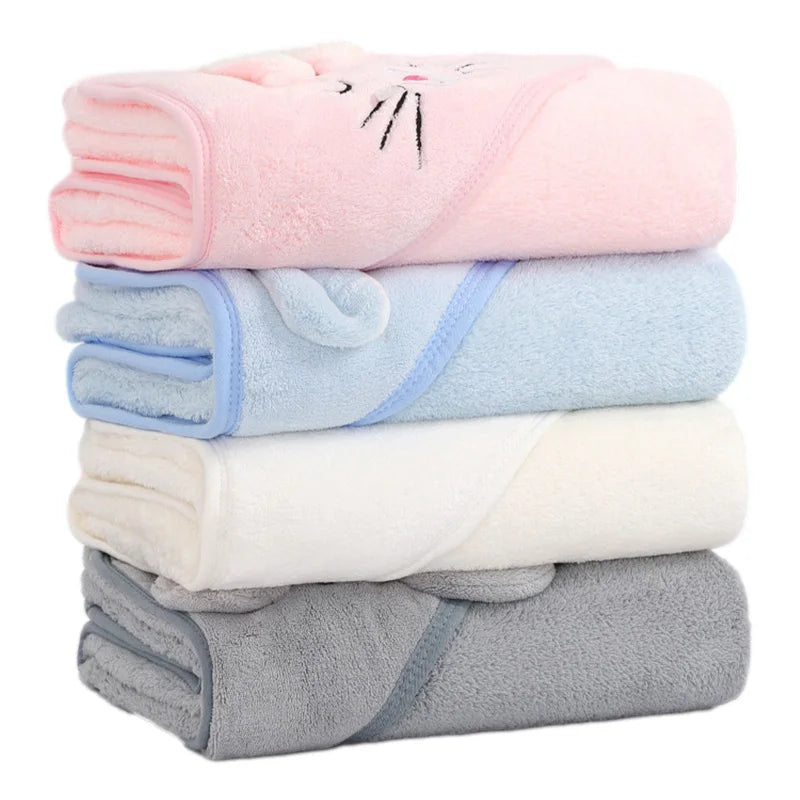 Onna Plush Hooded Baby Towel