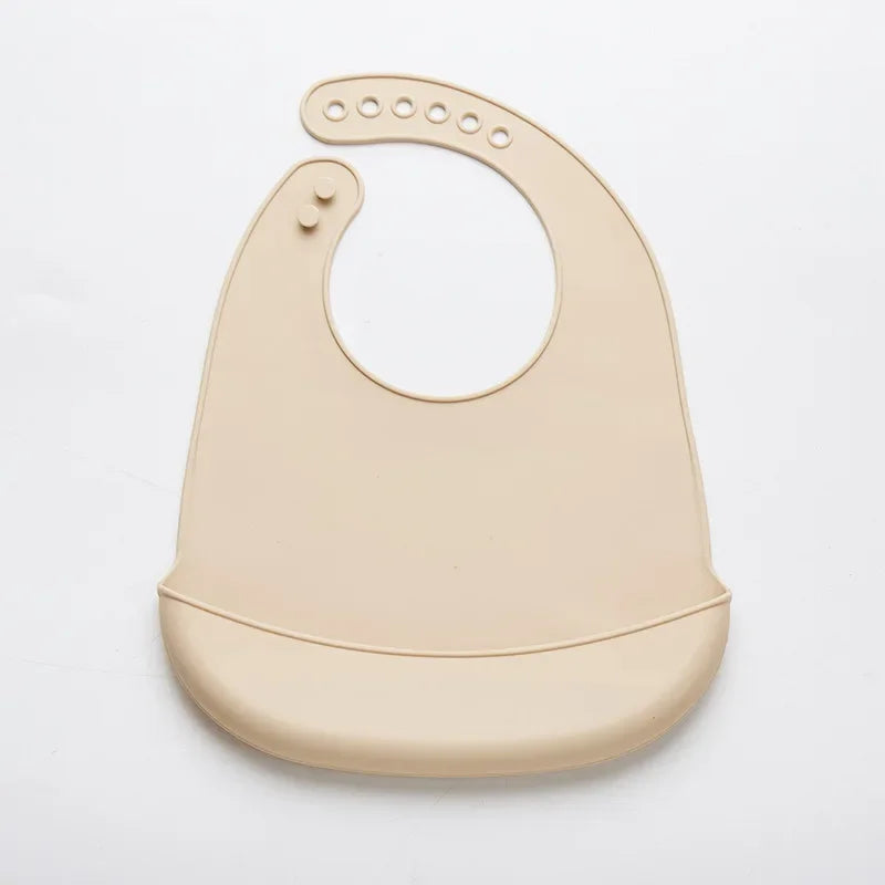 Onna Adjustable Waterproof Silicone Baby Bib – BPA-Free, Easy-Clean Feeding Bib
