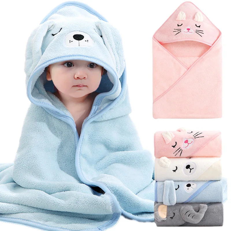 Onna Plush Hooded Baby Towel