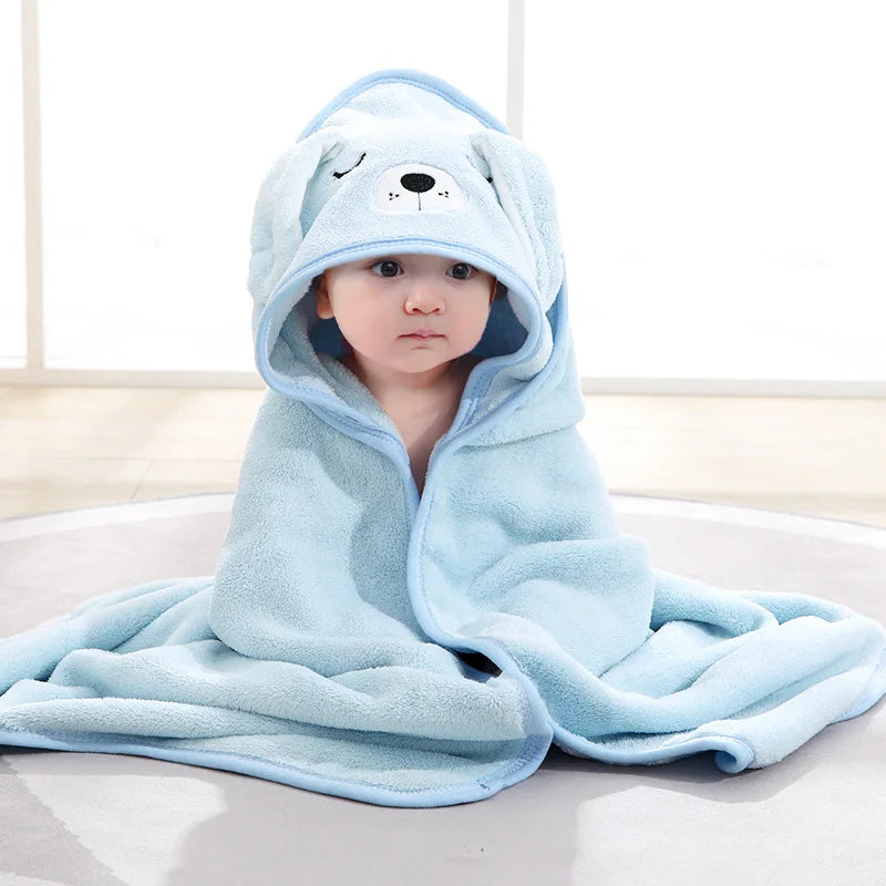 Onna Plush Hooded Baby Towel