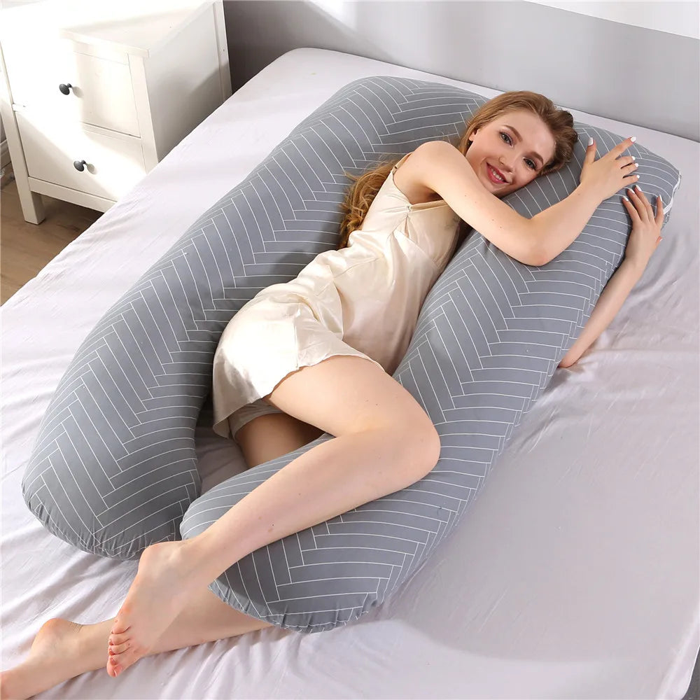 Onna U-Shaped Pregnancy Pillow – Full Body Support for Sleeping, Nursing & Maternity Comfort