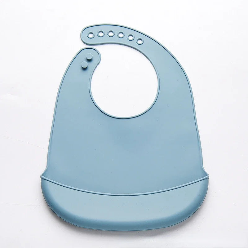 Onna Adjustable Waterproof Silicone Baby Bib – BPA-Free, Easy-Clean Feeding Bib