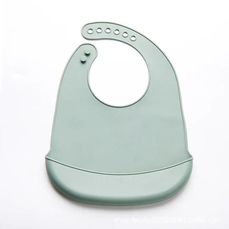Onna Adjustable Waterproof Silicone Baby Bib – BPA-Free, Easy-Clean Feeding Bib